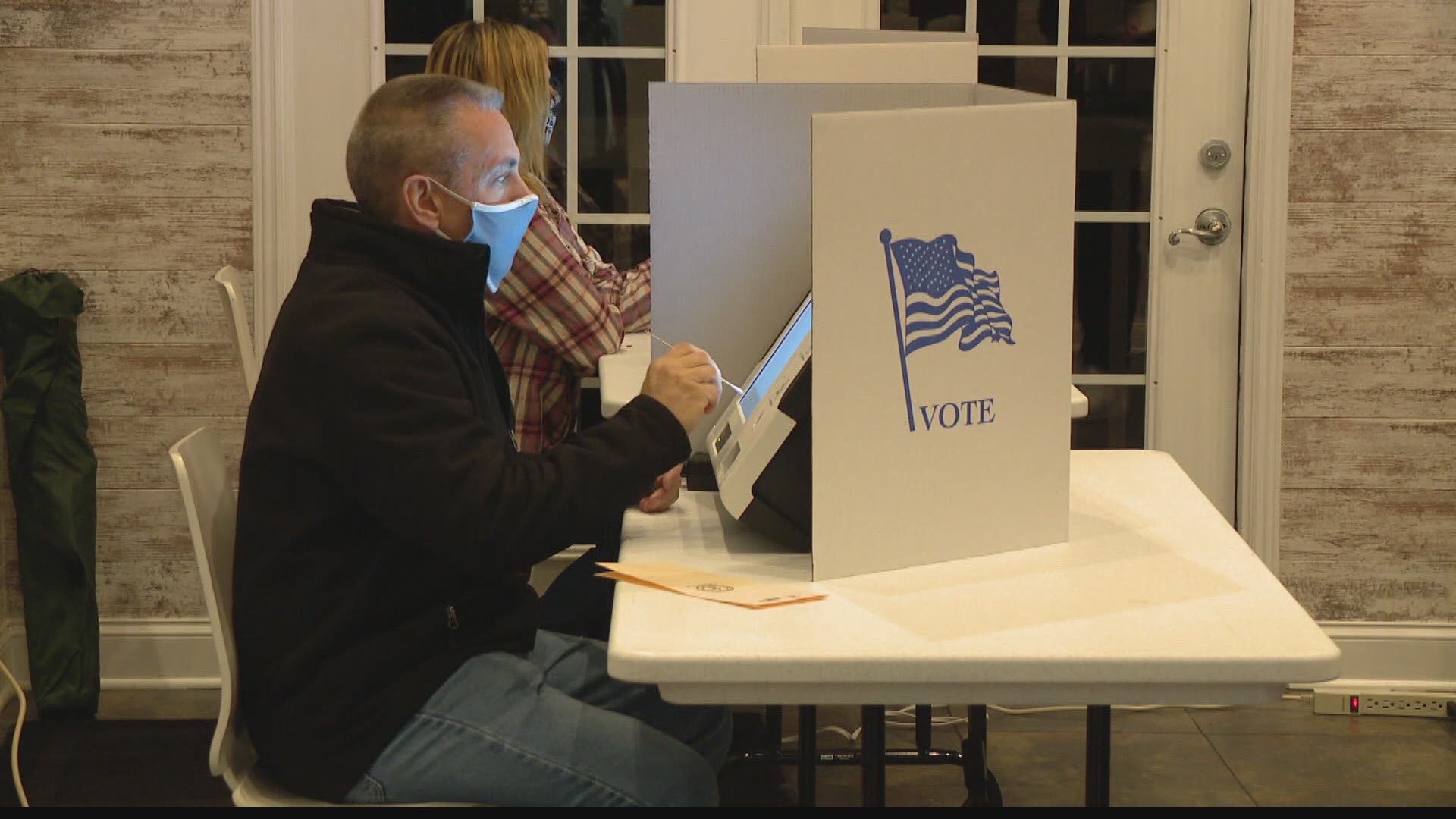 In Madison County, people waited in long lines for hours at multiple polling places. Rich Nye was in Madison County for late night voting and went back for answers.