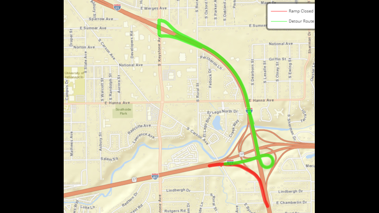 INDOT Announces I-465 To I-65 Ramp Closure | Wthr.com