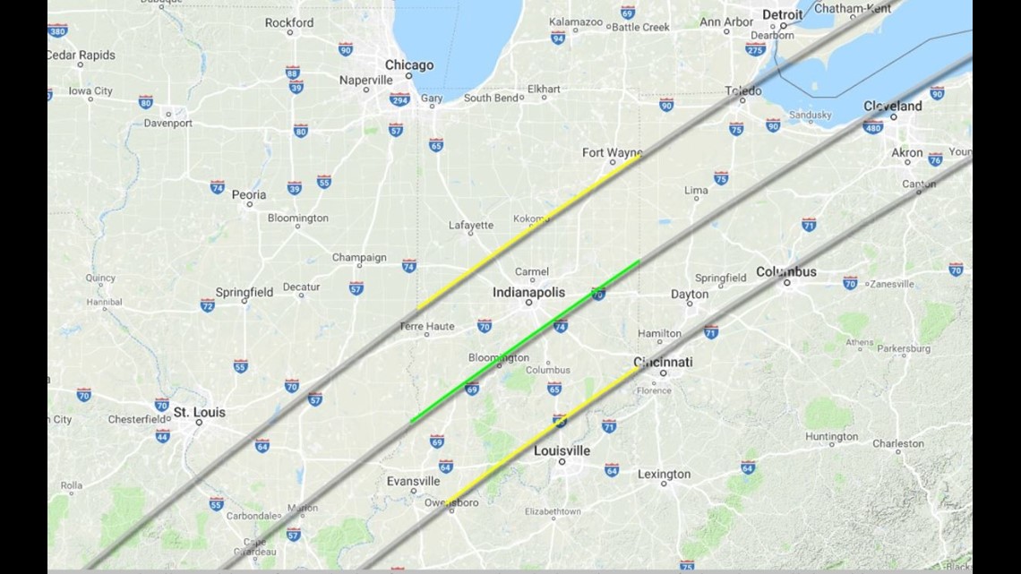 Next total solar eclipse to be seen from Indianapolis in 2 years