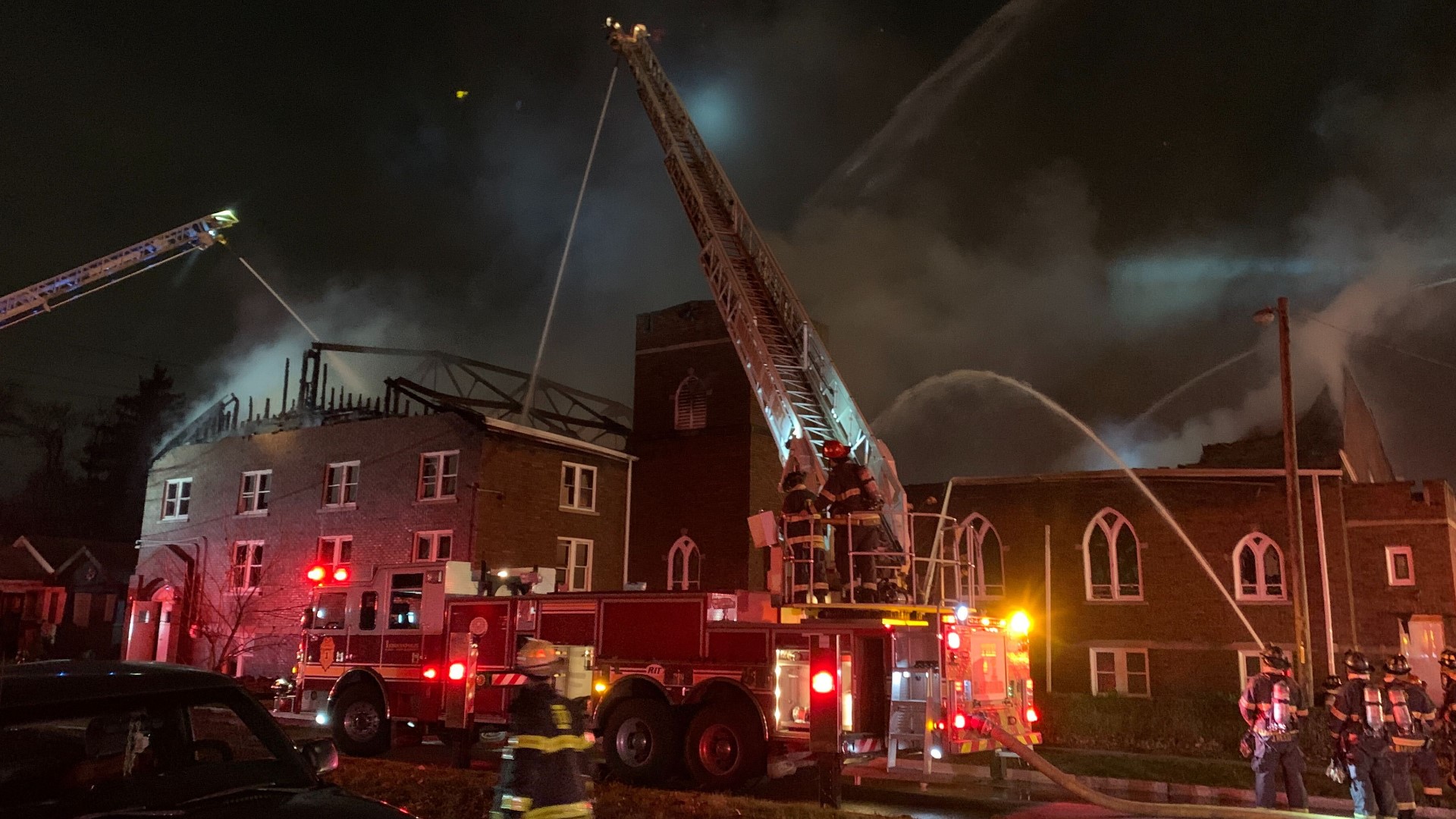 ATF investigators have been called in after an Indianapolis church burned overnight.