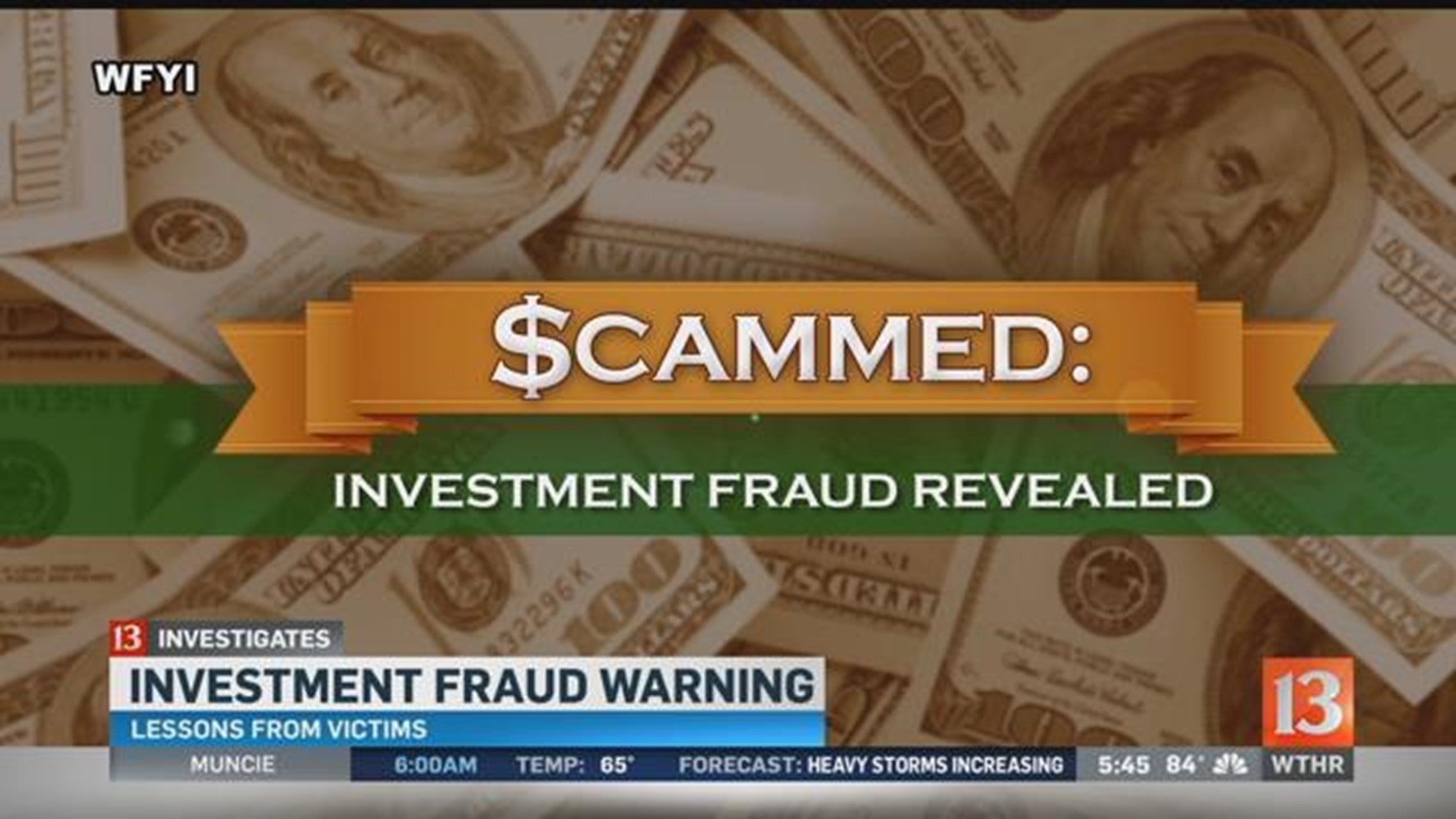 Scammed: Secretary of State debuts investment fraud documentary (Tuesday 5:30 report)