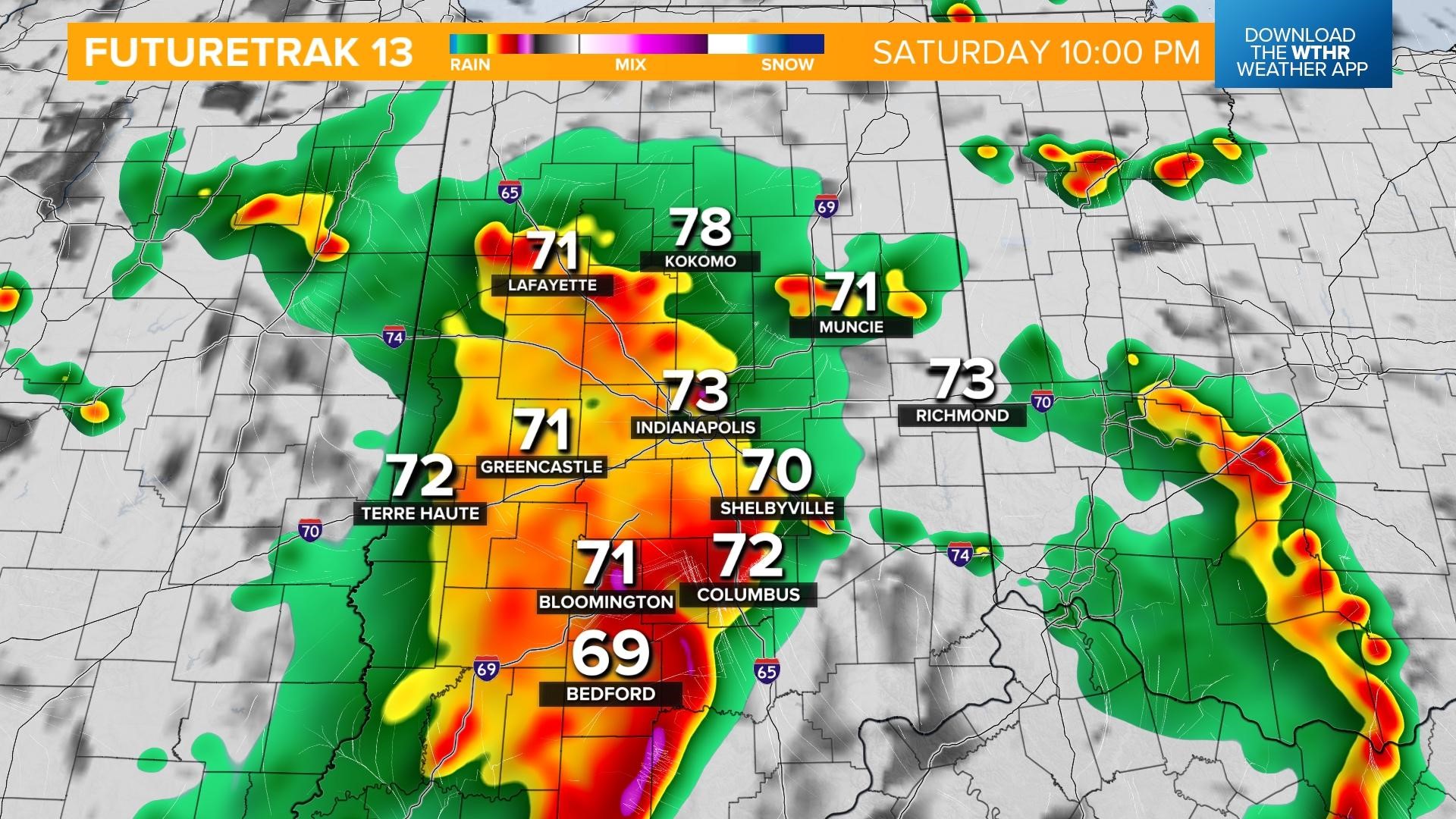 Multiple storm rounds start holiday weekend | WTHR Weather Blog | wthr.com