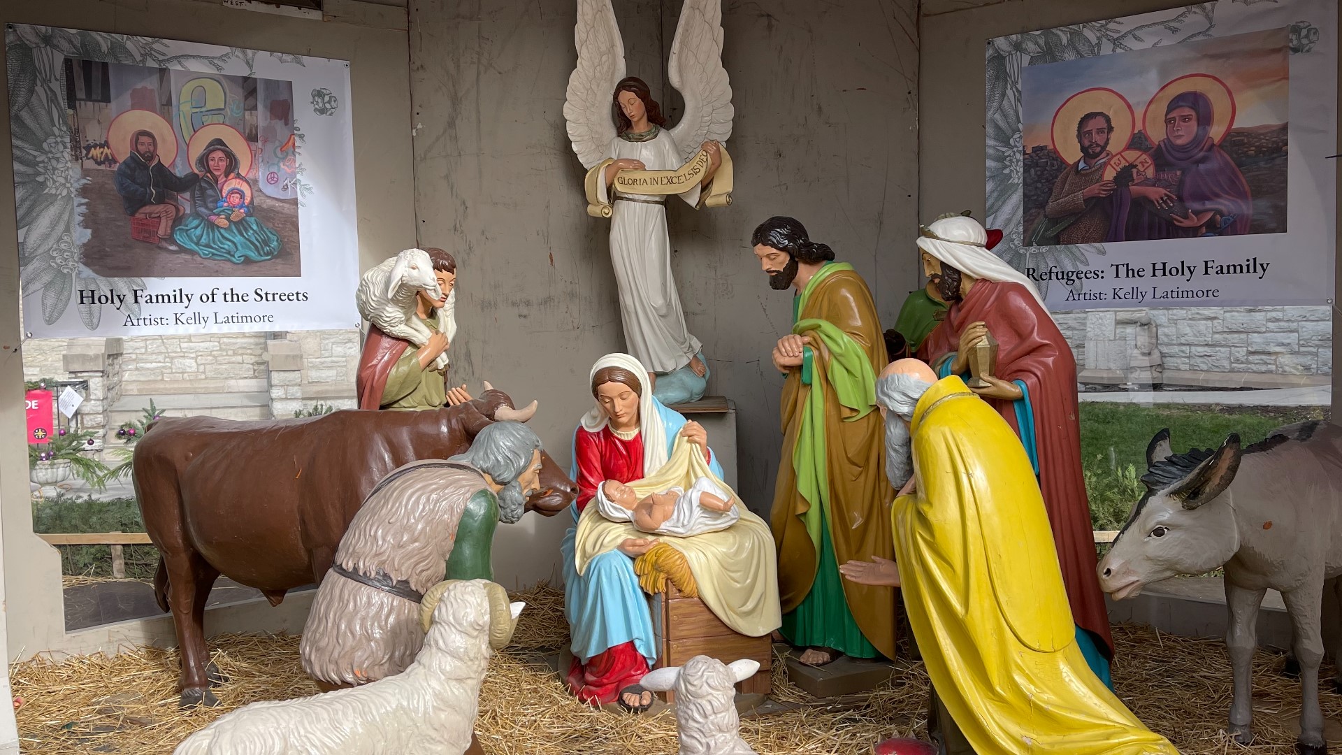 Indy church nativity display adds inclusive images