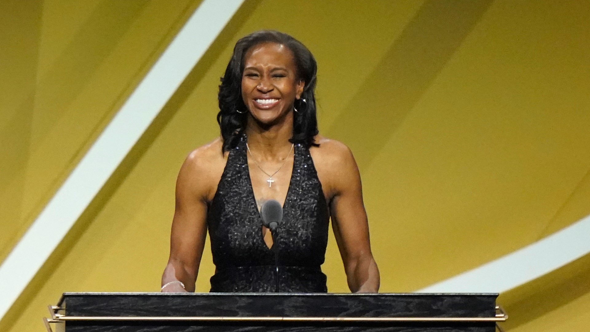 Tamika Catchings was selected to join the Naismith Memorial Basketball Hall of Fame on her first year of eligibility.