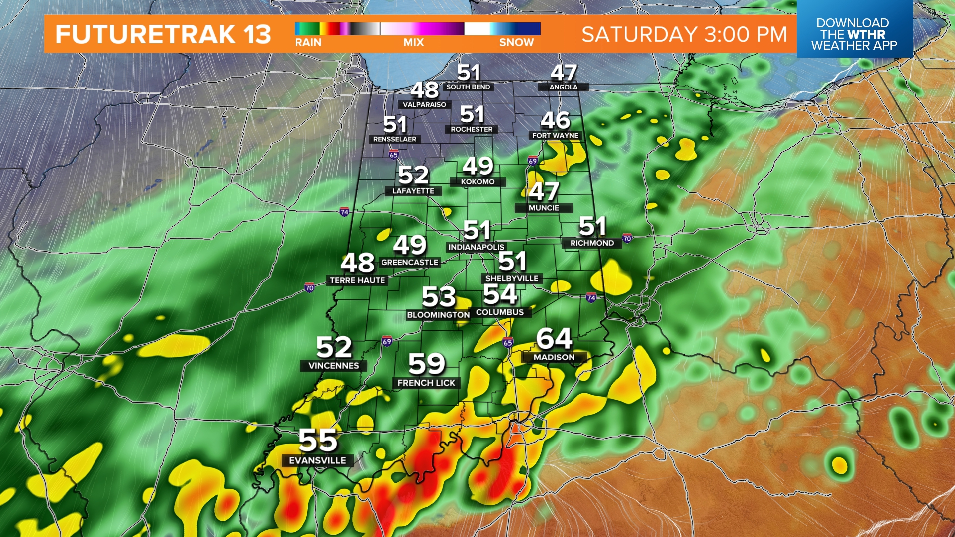 Heavy rain, flash flooding and potential of severe weather | wthr.com