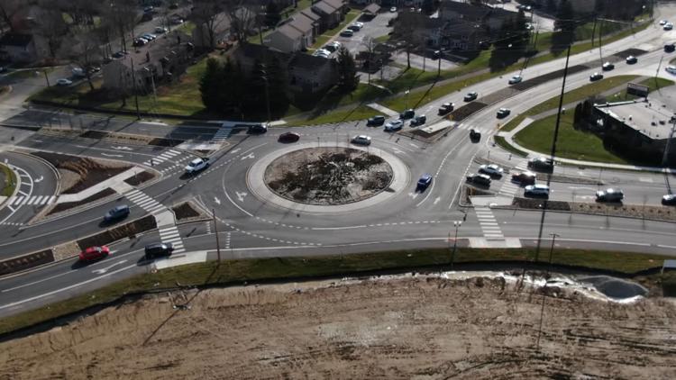 Drivers voice concerns over 96th Street and Allisonville Road roundabout