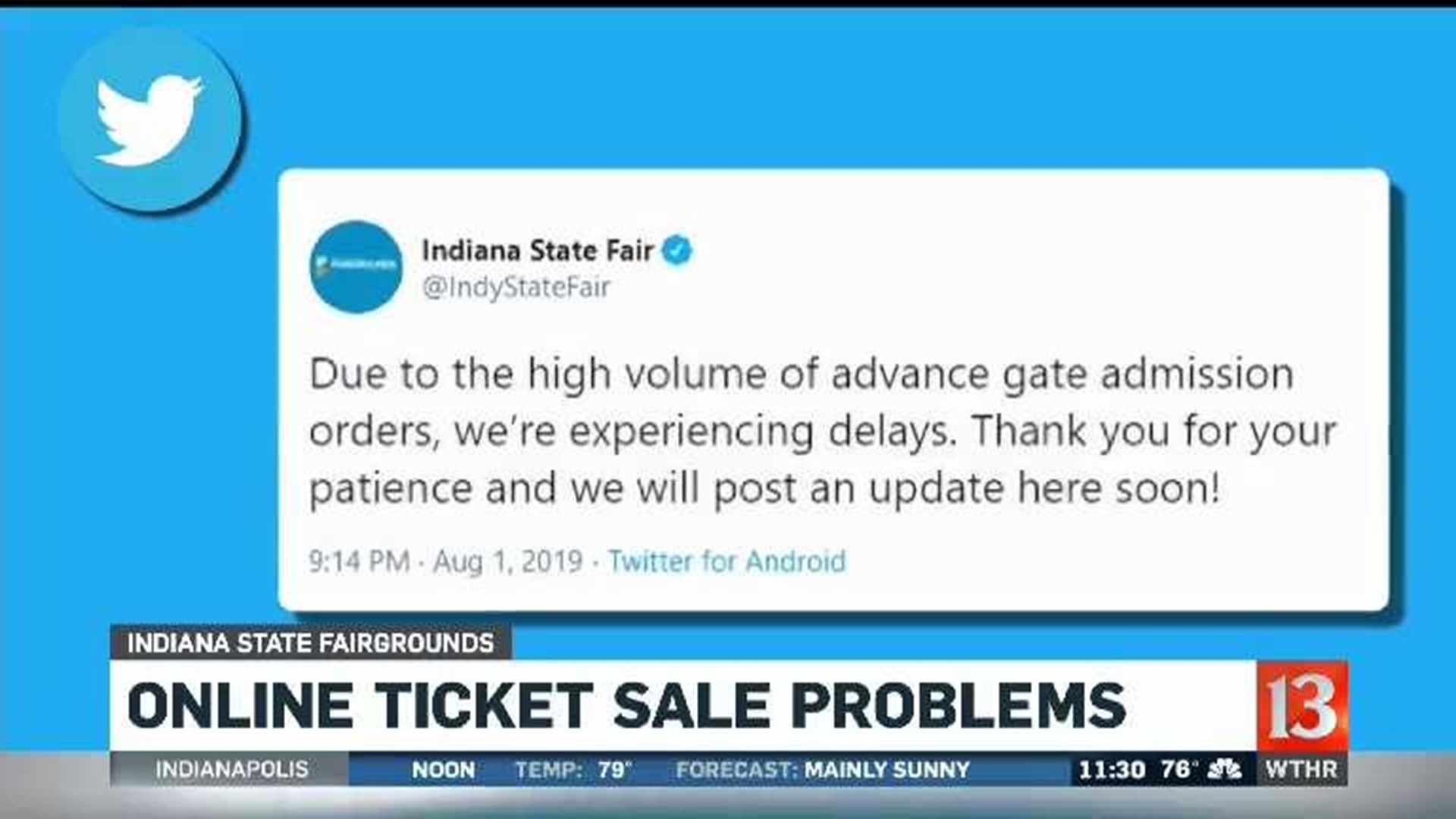 State Fair ticketing issue