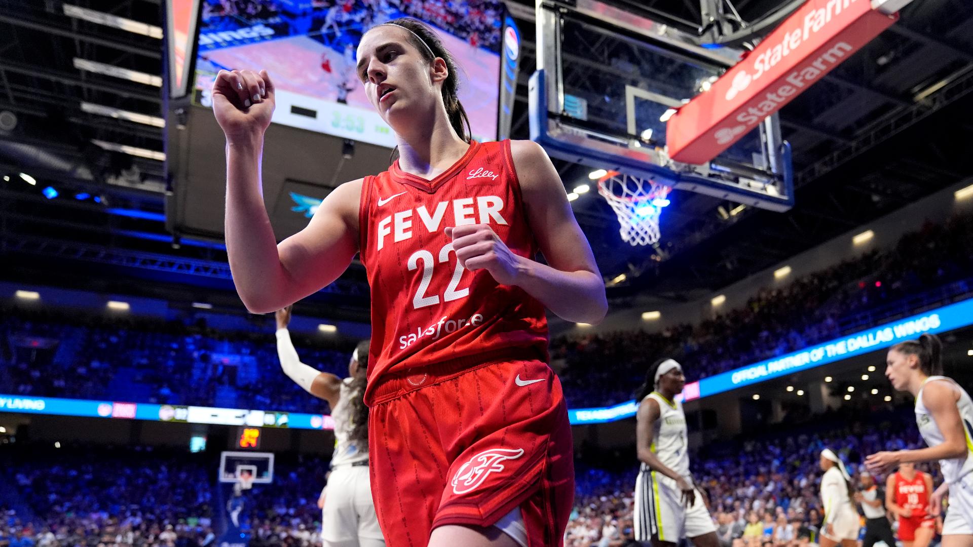 Fever rookie guard Caitlin Clark said she needed the break but that she's happy for the season to resume.