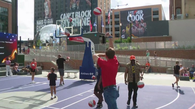 WNBA All-Star weekend events draw fans from across the U.S. to Downtown Indianapolis