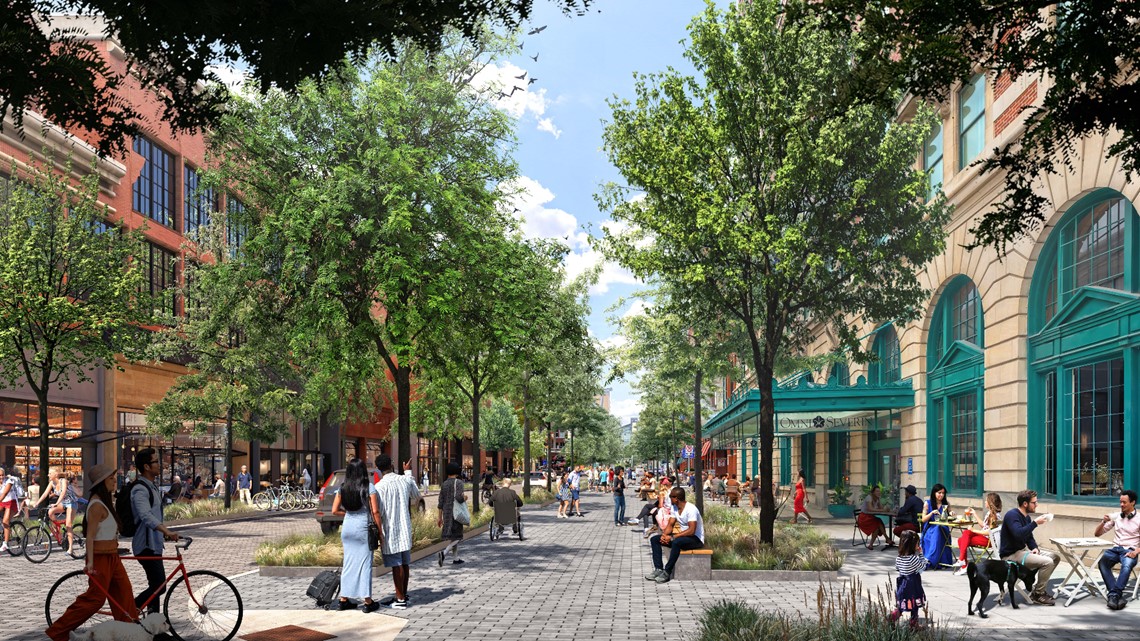 Temporary closure of Monument Circle, St. redevelopment