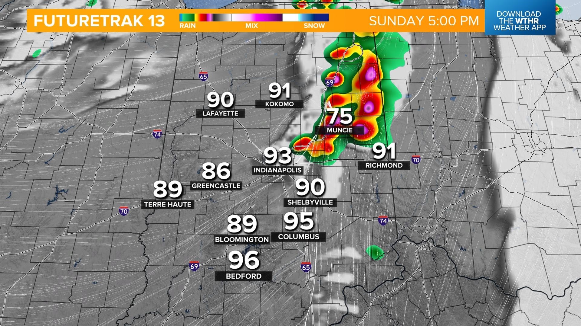 Severe Storm Risk Sunday For Central Indiana | Wthr.com