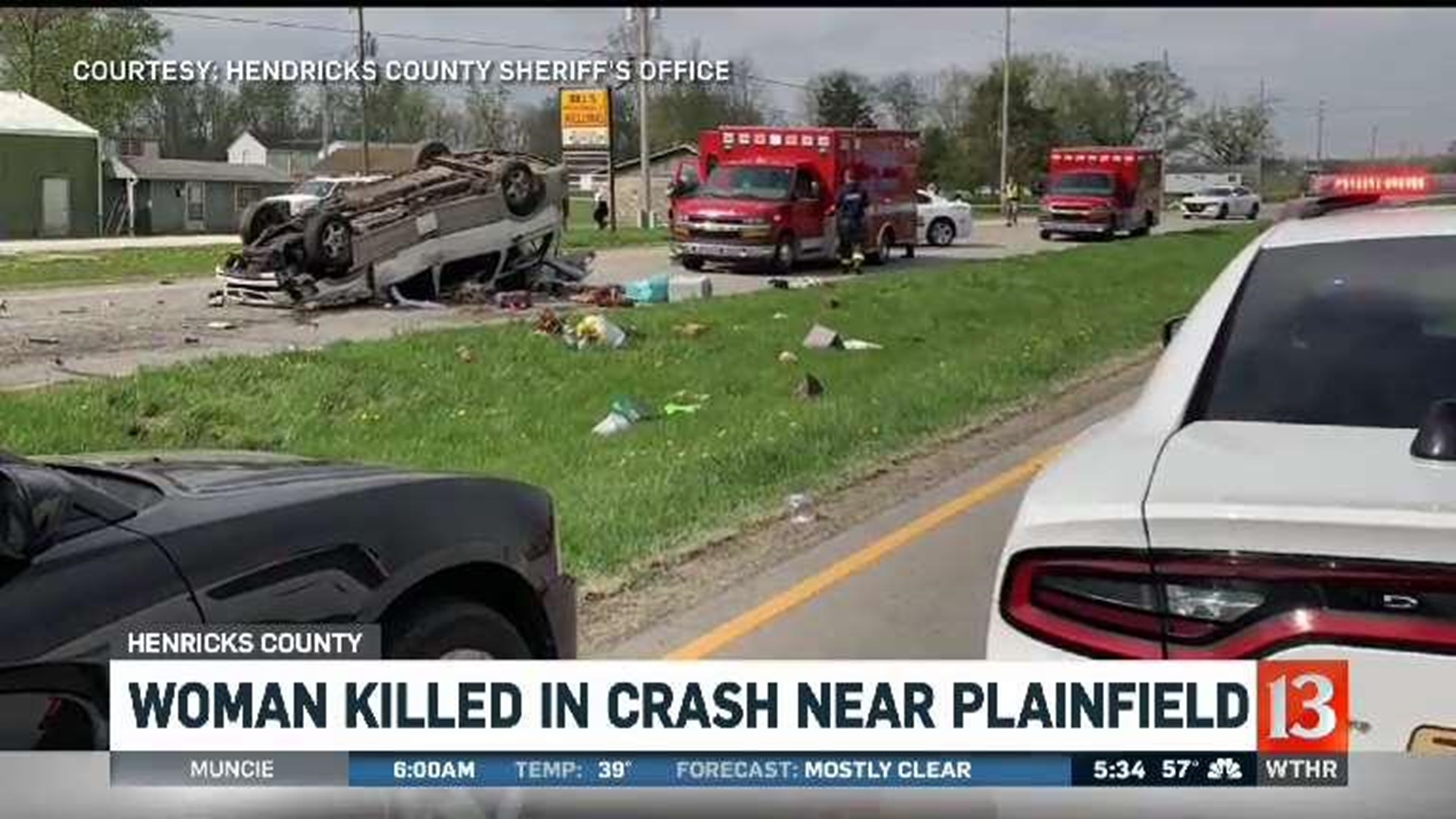 Woman identified in deadly Hendricks County crash