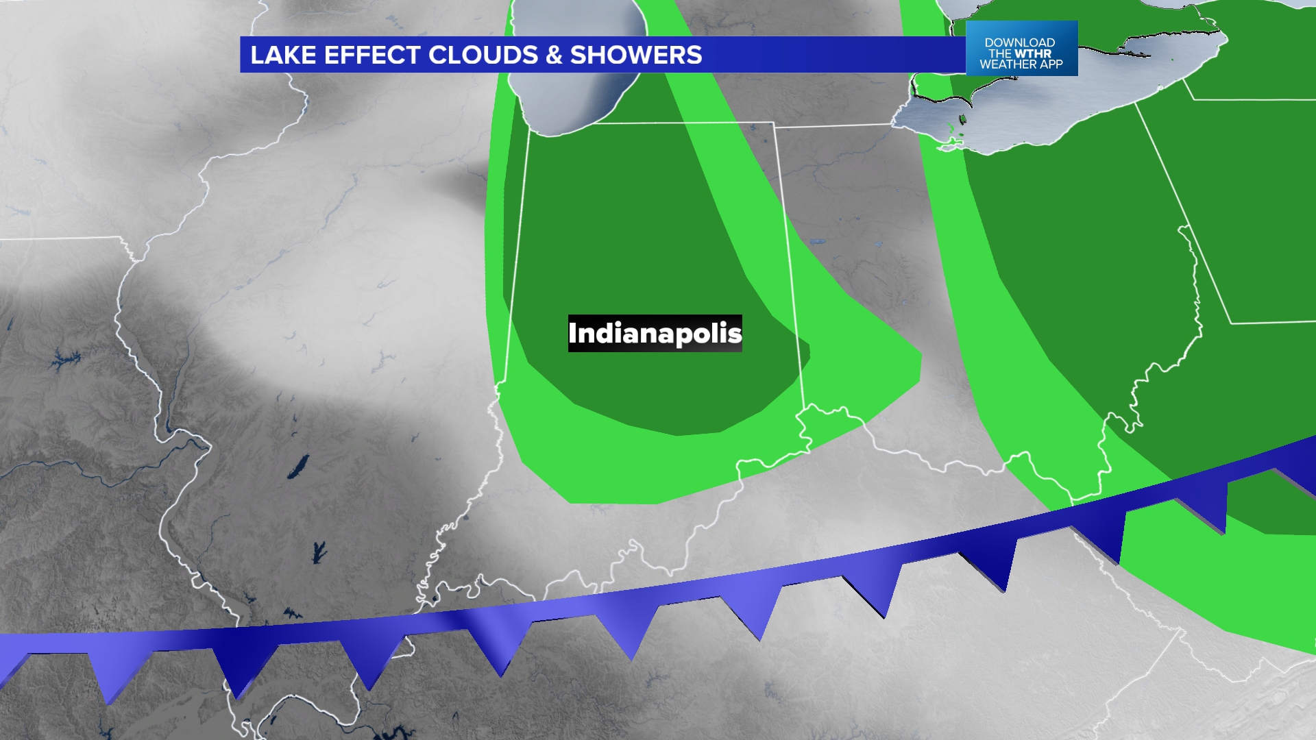 Strong cold front will bring lake effect mist and chance of frost