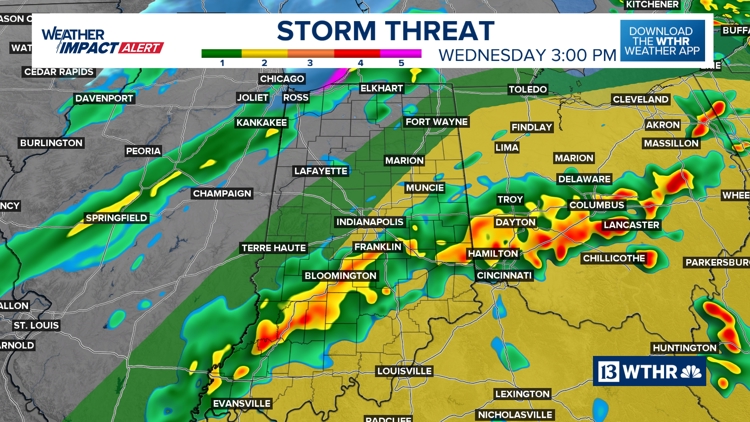 Severe storms over for now | Weather Impact Alert | wthr.com