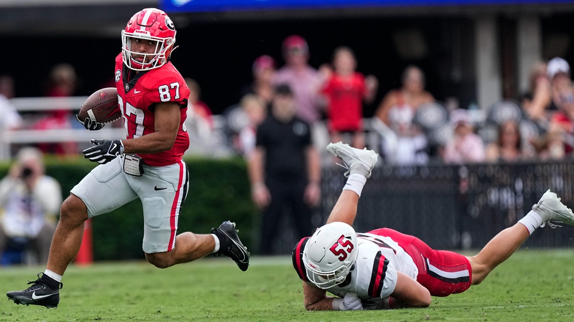 Halftime observations: Georgia leads 31-0 over Ball State