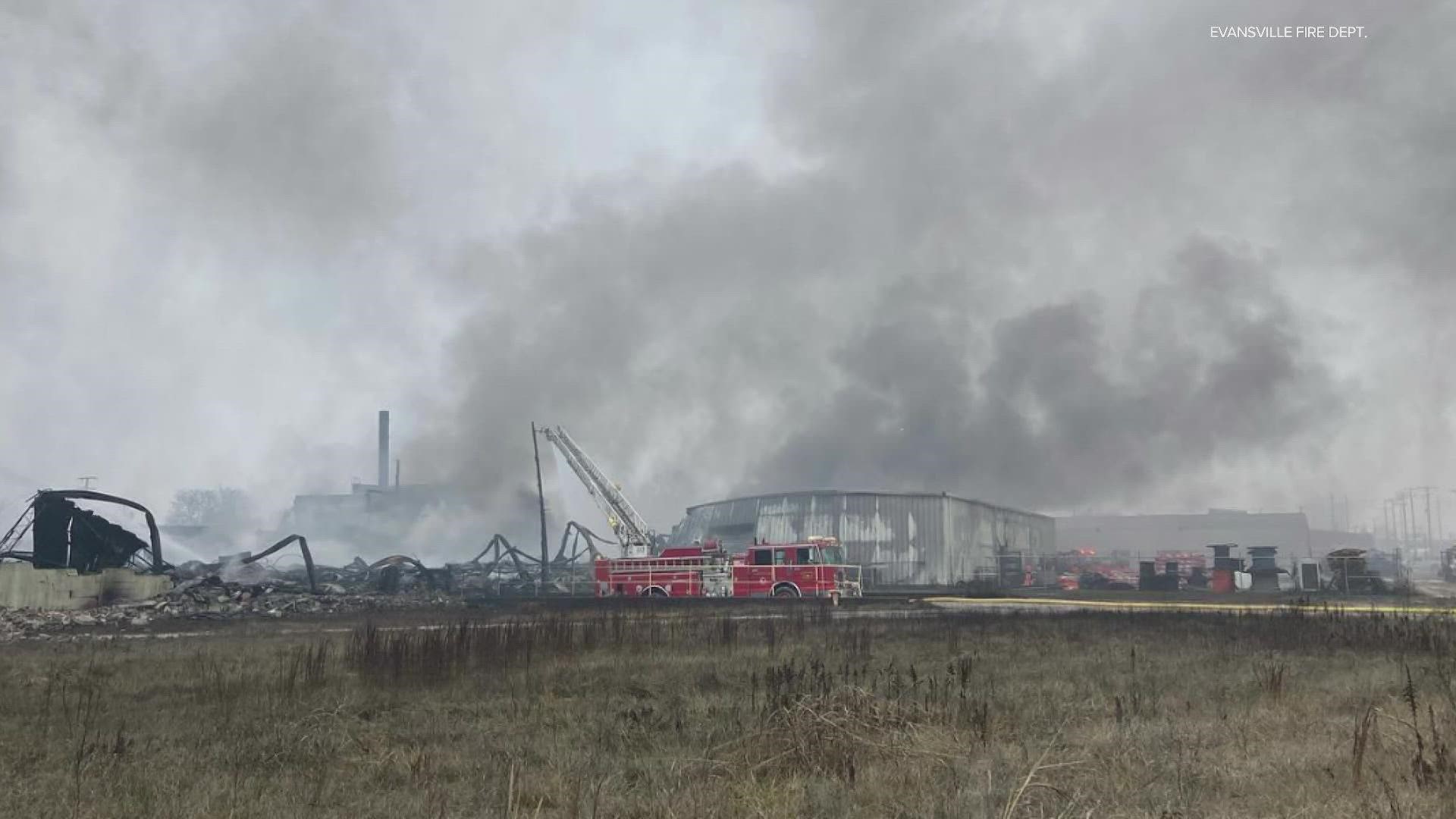 Firefighters said they were still at the scene and warned that the fire is "still very active."