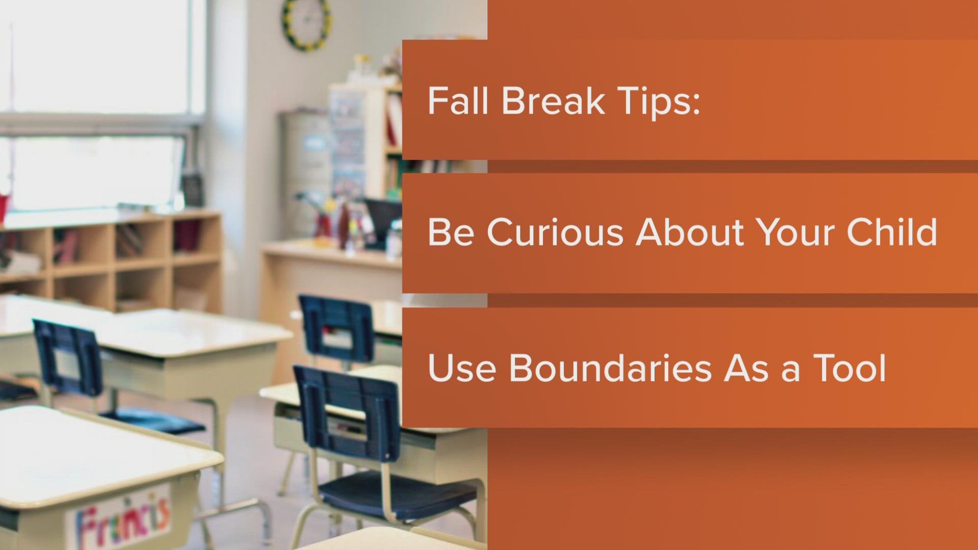 IPS counselor Aaron Munson shared tips for families to ease kids back into a school mindset when fall break ends Monday.