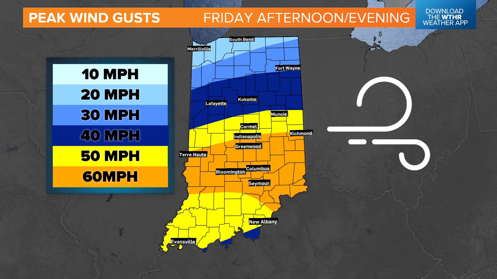 With long-duration high winds and rain expected from Hurricane Helene, we are expecting a lot of problems in Indiana on Friday.