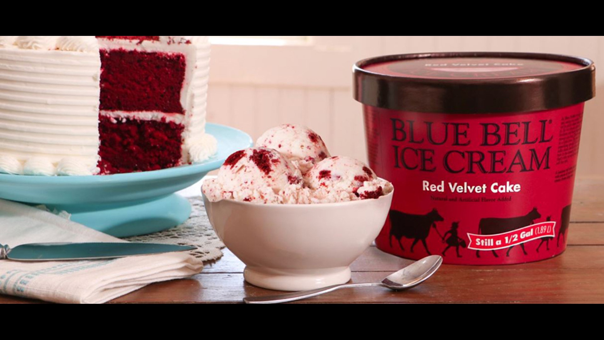 Blue Bell's red velvet cake ice cream returns just in time for