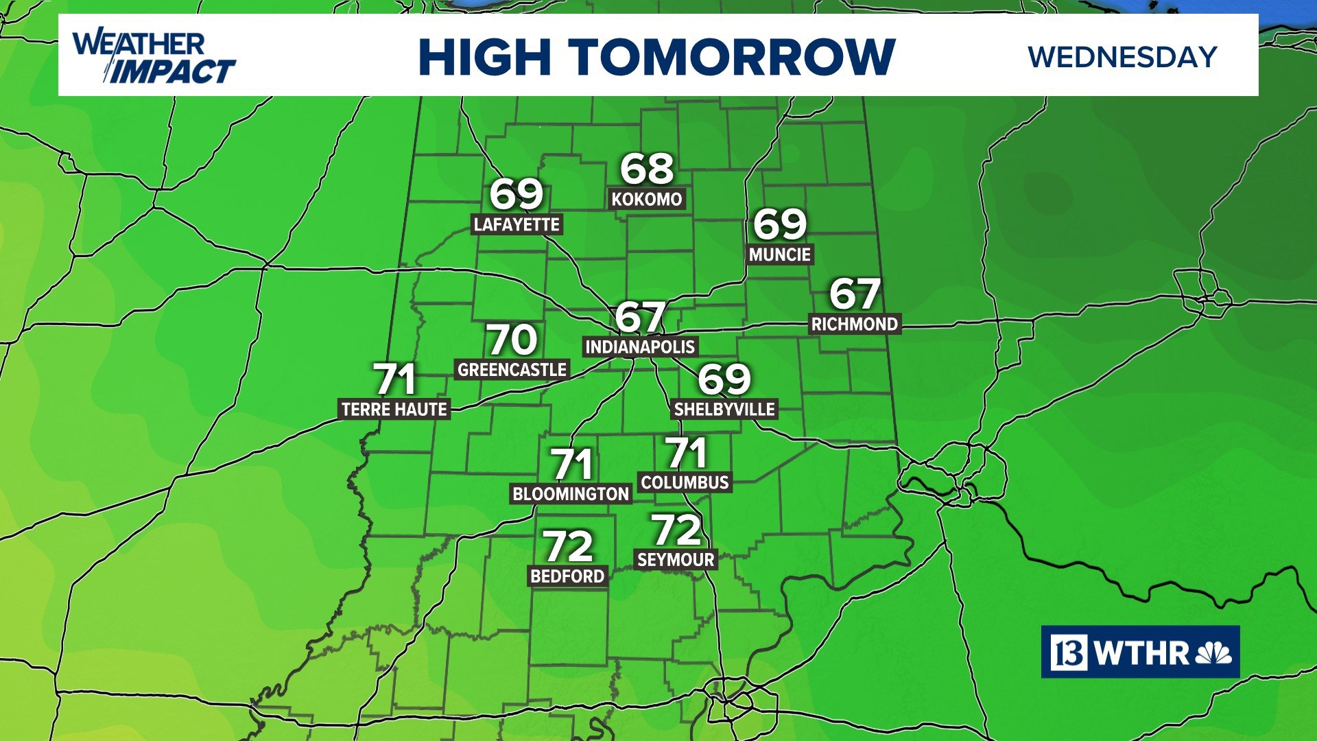 Warming up, storm chances | 13Weather Blog | wthr.com
