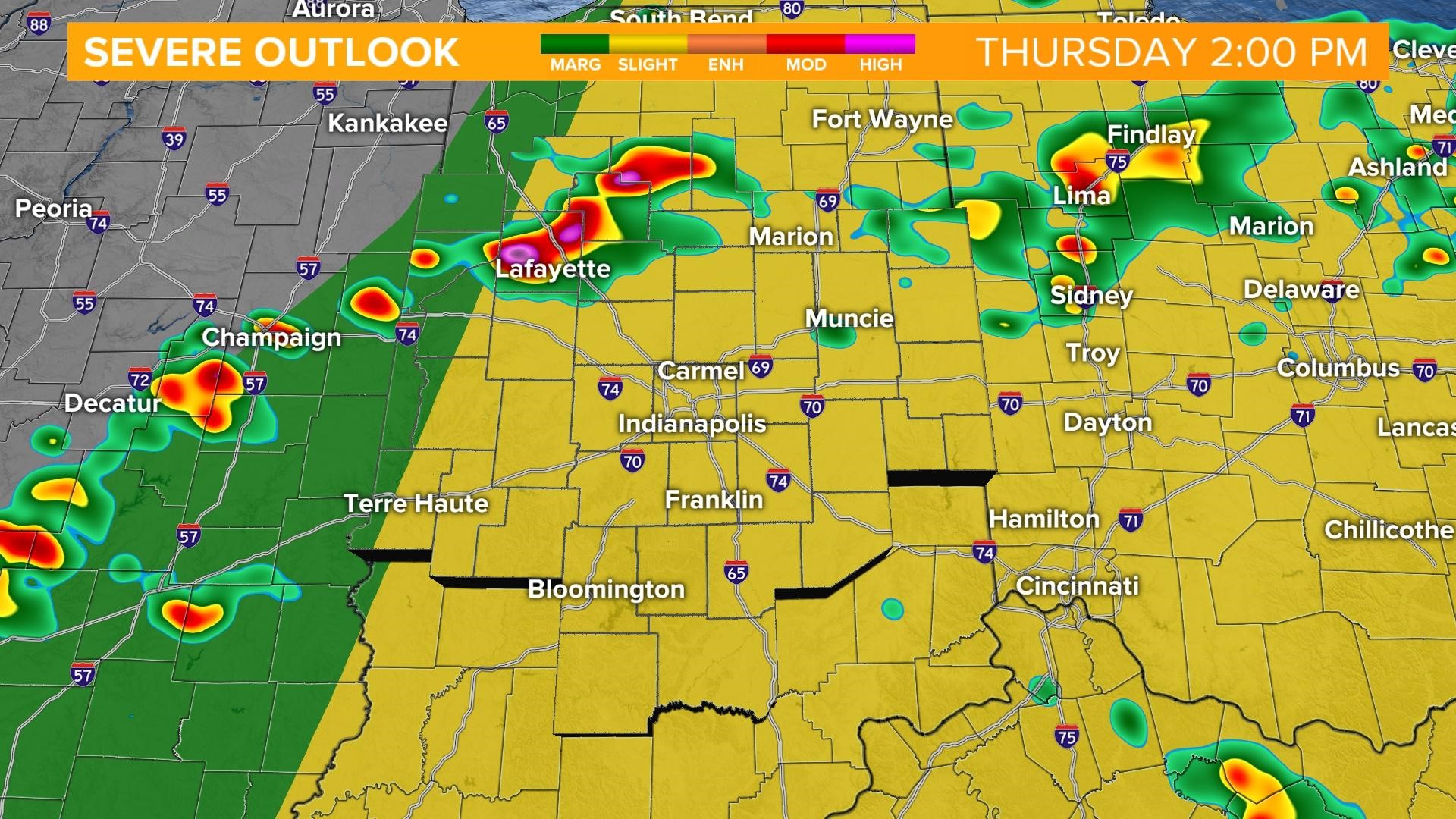 Weather blog: Strong to severe storms possible Thursday | wthr.com