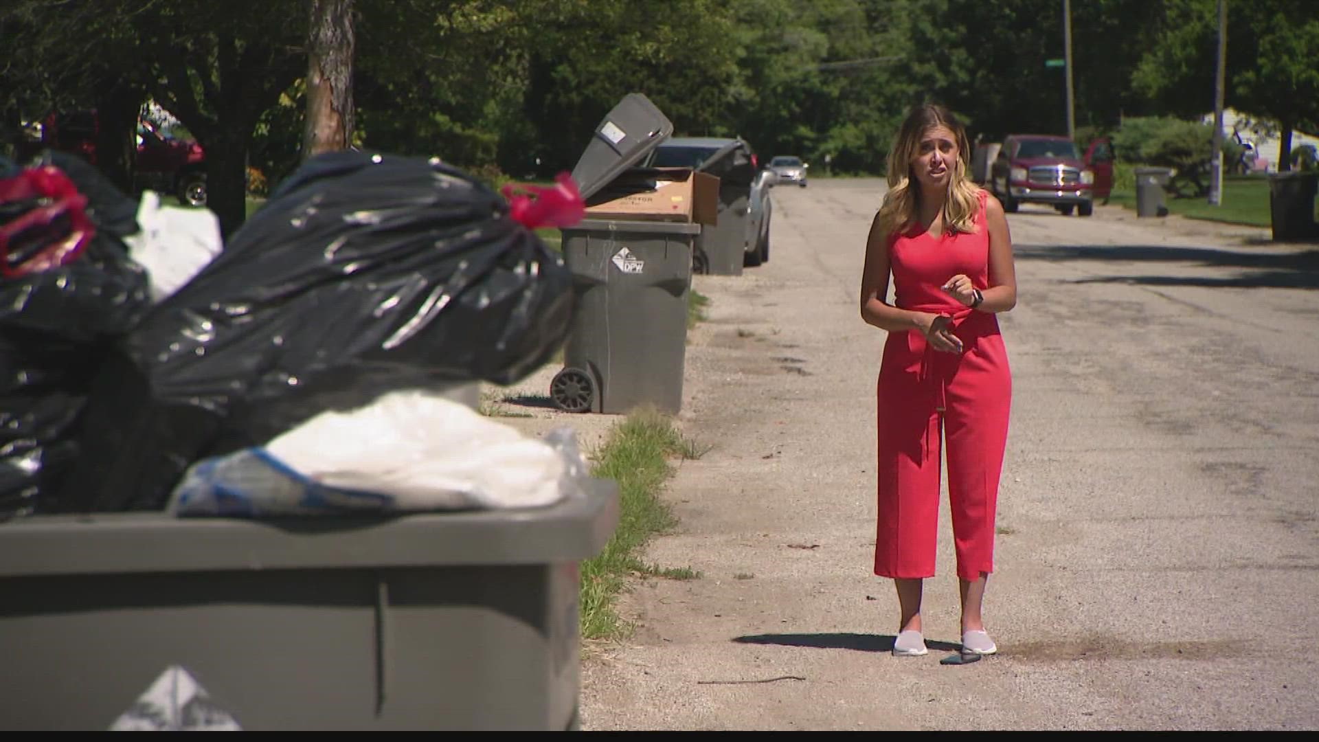 Some people in Marion County say their trash hasn't been picked up in weeks.