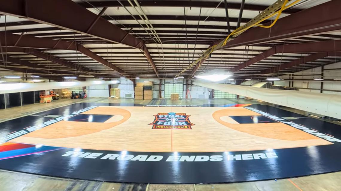 Michigan firm delivers court for 2026 NCAA Final Four in Indianapolis