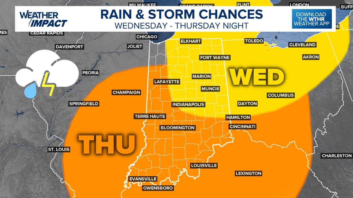 Storms may spark after warm air surges into Indiana this week | 13Weather Blog