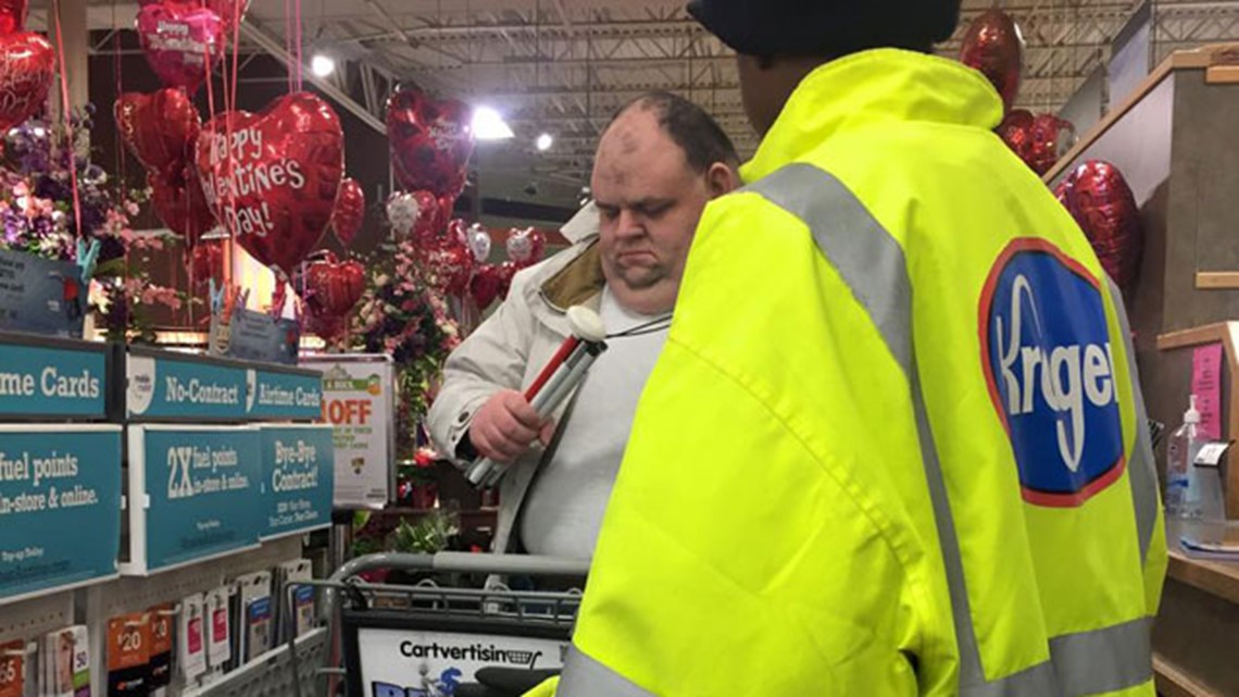 Photo Of Indy Kroger Employee With Customer Goes Viral | Wthr.com