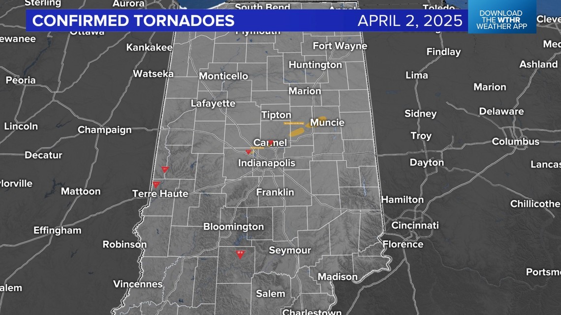 Tornado count at 5; more rain, storms coming | April 3, 2025 | wthr.com