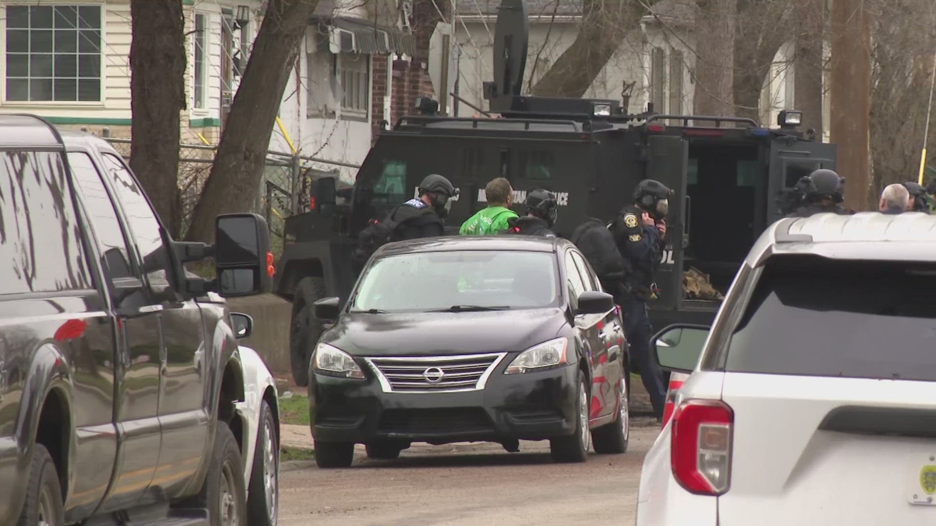 Officers responded to a home in the 1100 block of North Belmont Avenue, near West 12st Street, around 7 a.m. Wednesday.