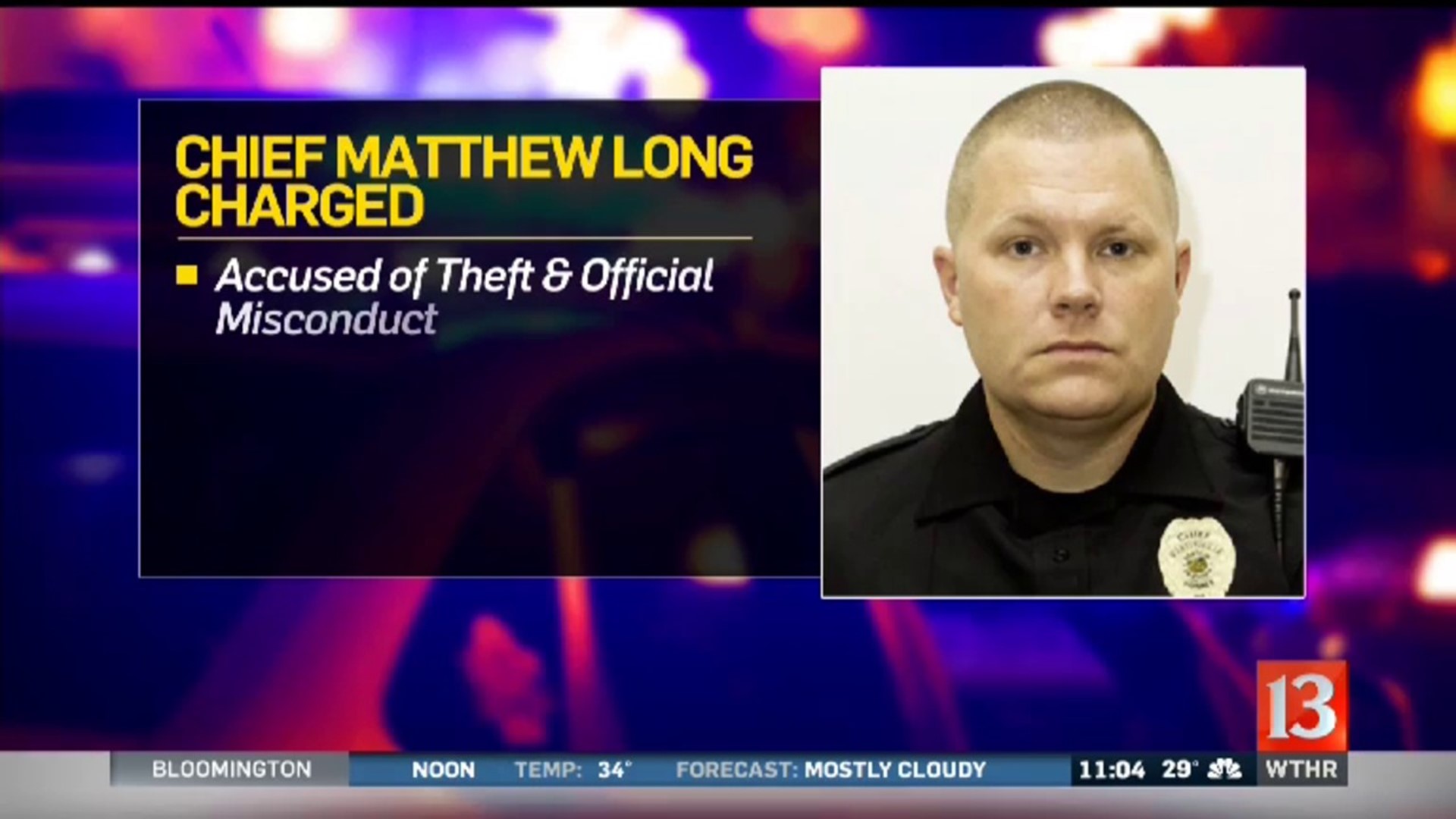 Martinsville Police Chief Charged