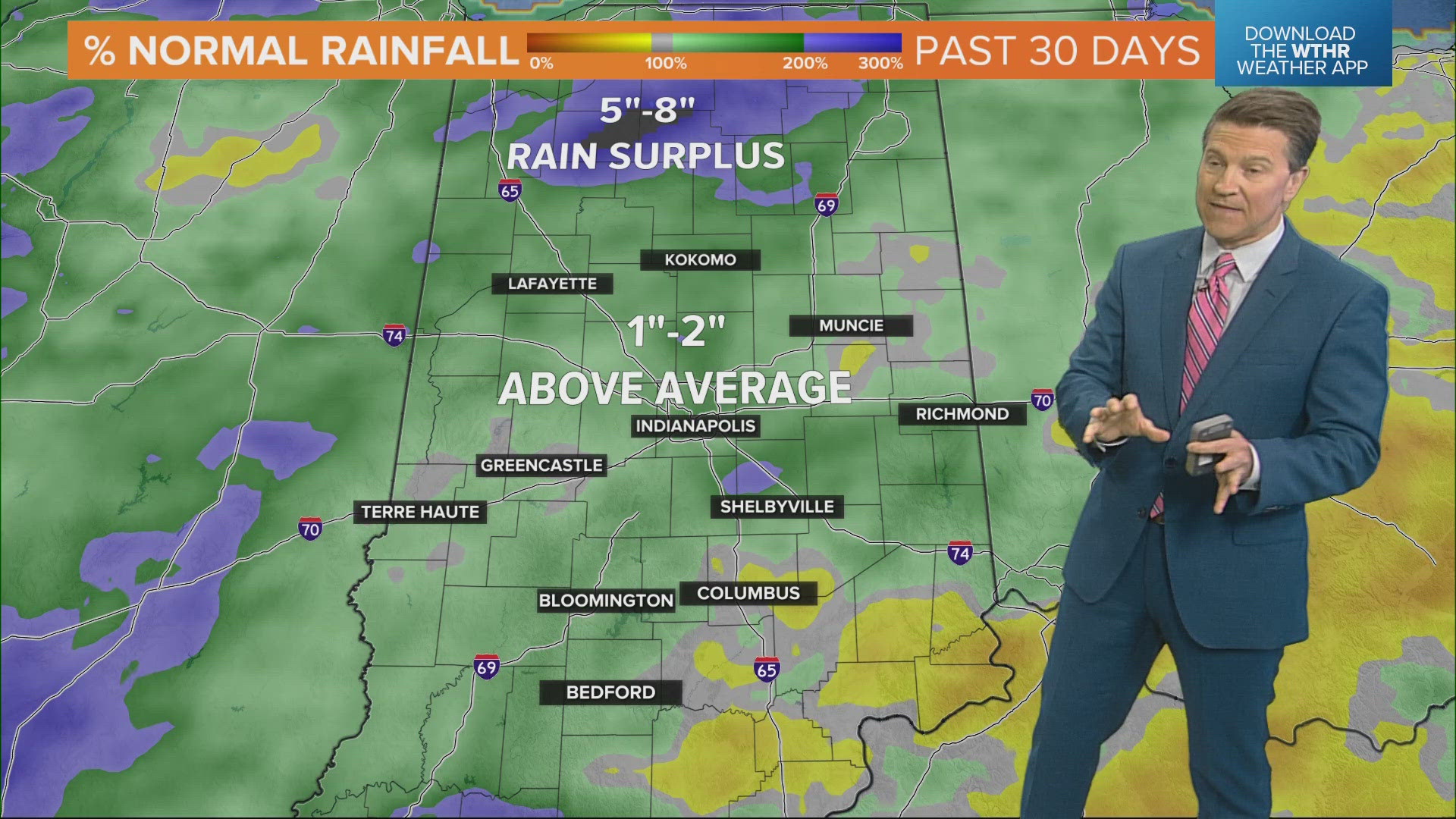 After a flash drought occurred in June with sunshine and some of the hottest weather we've had all summer, July has brought more beneficial rains to Indiana.