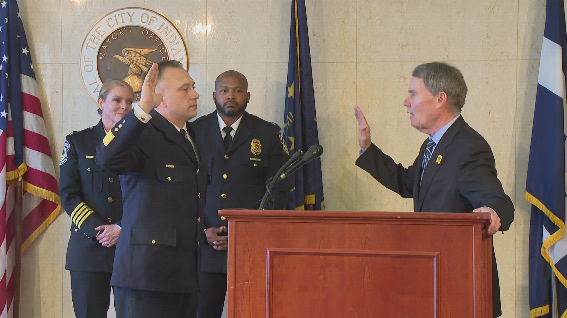 In January, Indianapolis Mayor Joe Hogsett named IMPD Assistant Chief of Police Christopher Bailey as the department's acting chief.