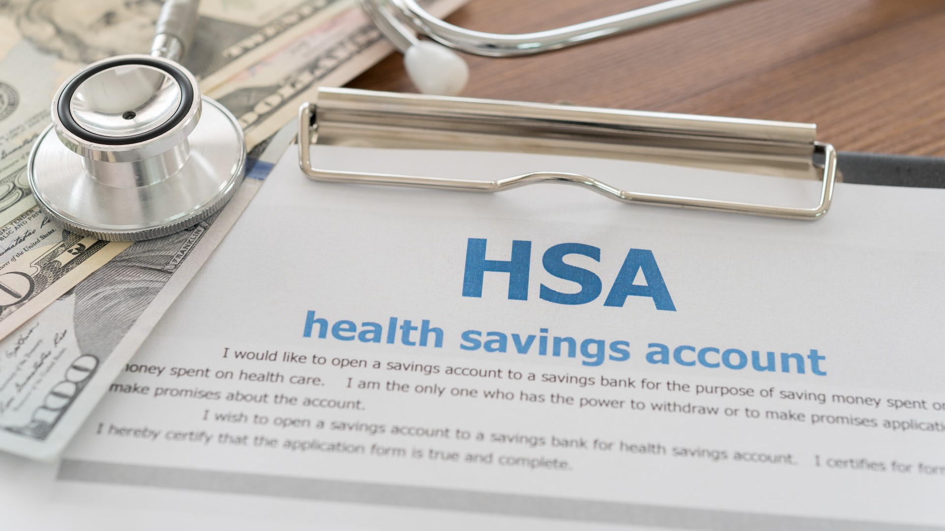HSA funds can be invested like a 401k, in mutual funds, index funds, any different type of security.