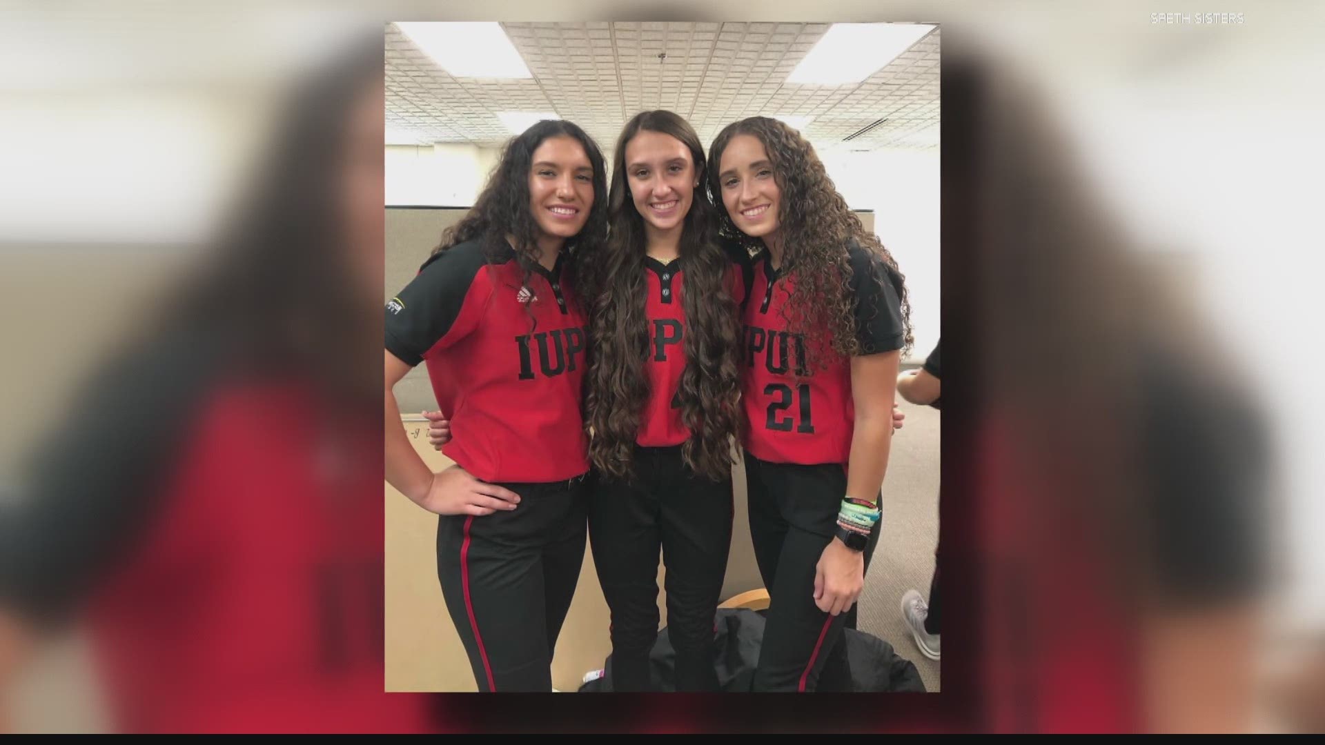 On the IUPUI softball team, the term "family" is quite literal for a trio of players.