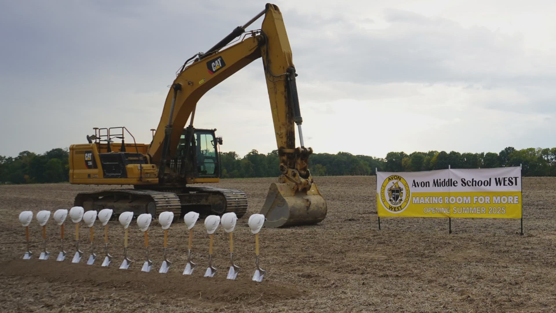 The new Avon Middle School West will be located on County Road 450 East. The two story building should be completed by the start of the 2025-26 school year.