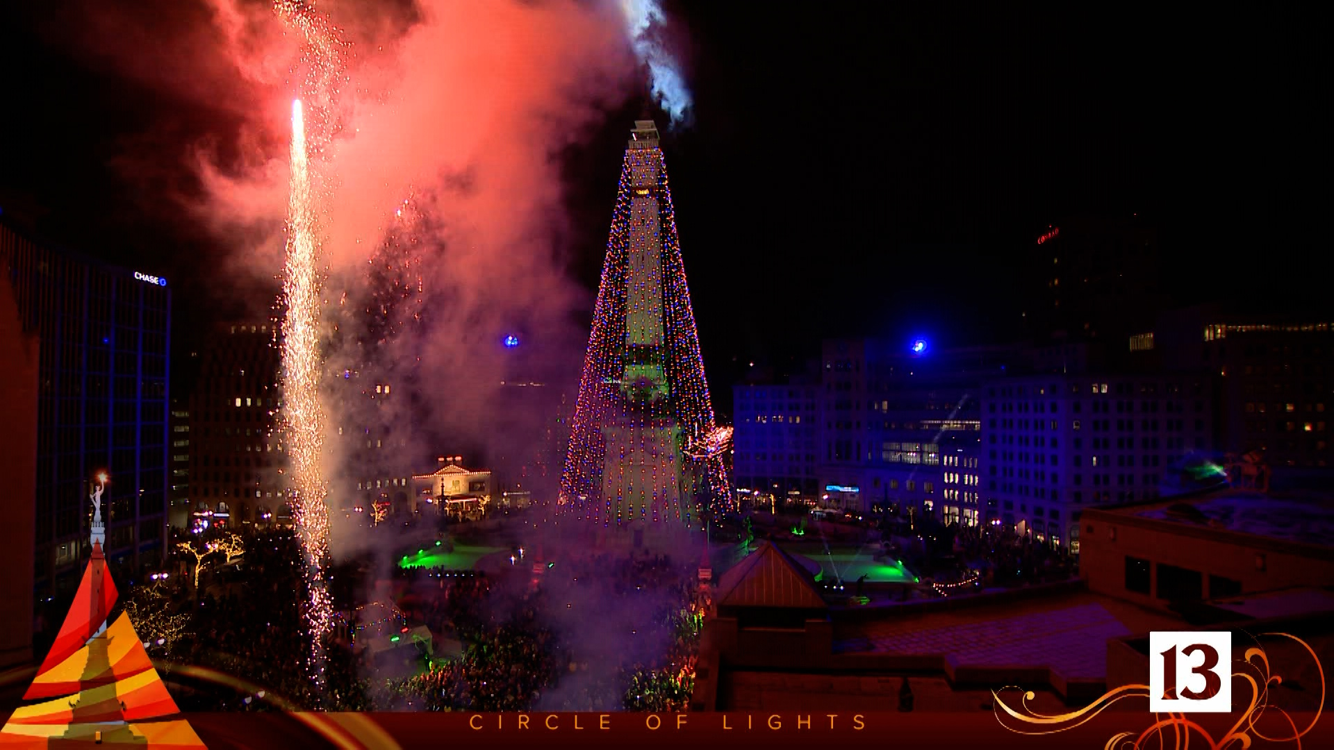 It was a magical night for the 62nd Annual Circle of Lights. Watch as the switch is flipped to light Monument Circle for the holidays.