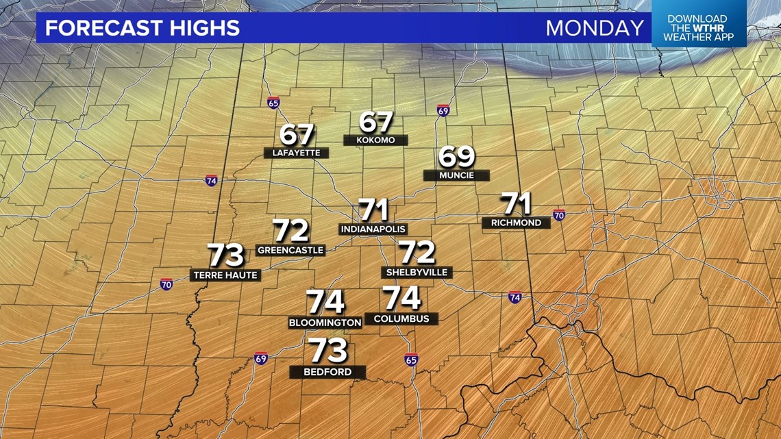 Highs in the 70s Monday before cool change - Vimarsana News