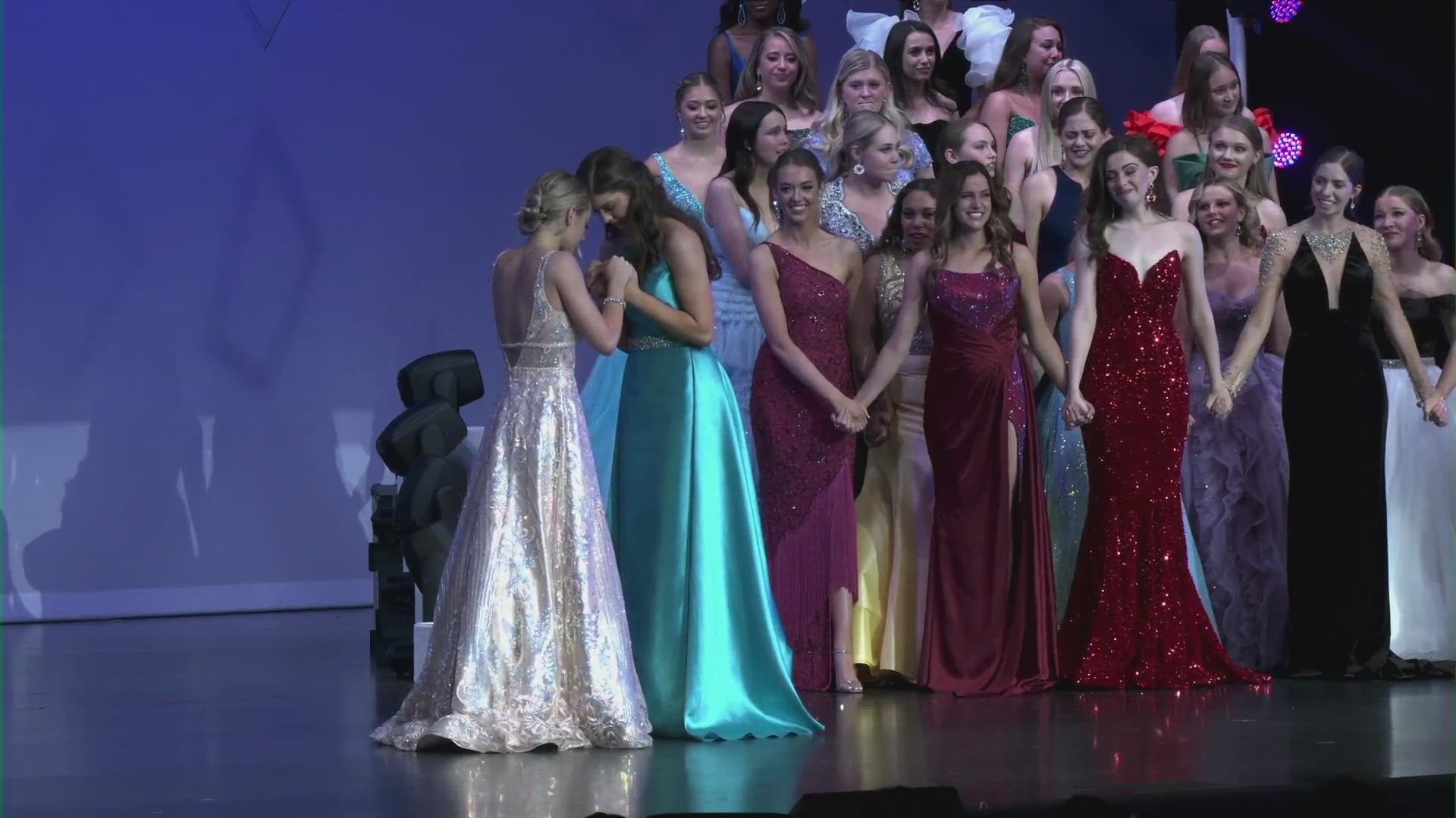 Kayla Patterson, formerly Miss Duneland's Outstanding Teen, was crowned Miss Indiana's Outstanding Teen on Saturday.