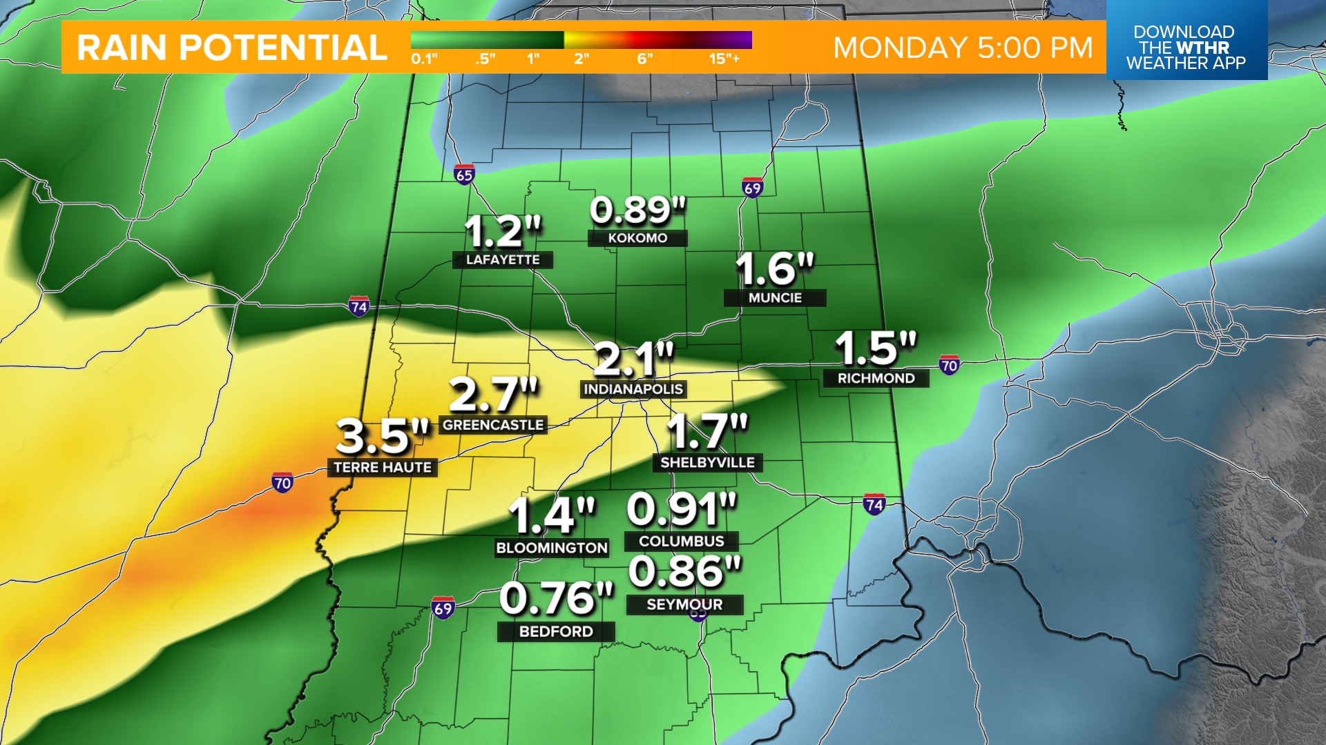 Warm and breezy Friday, stormy weather tonight and Saturday | wthr.com