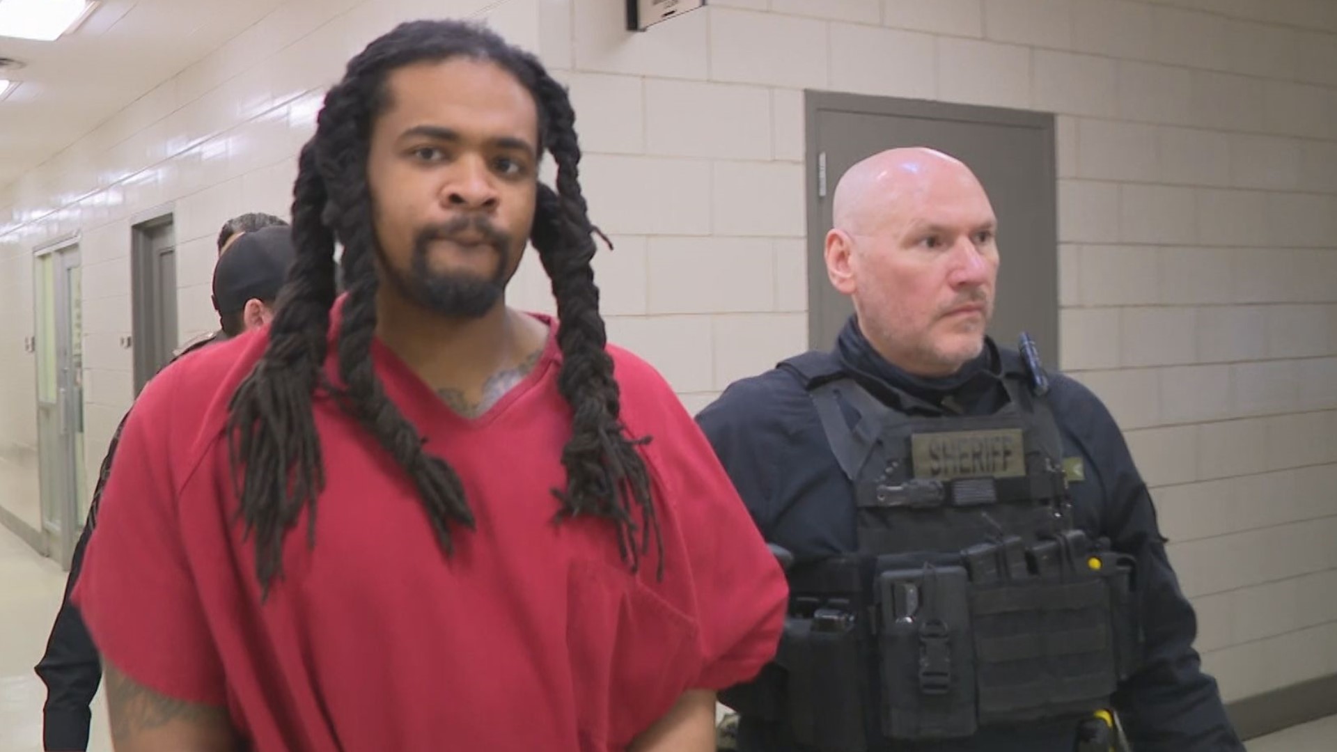 Mylik Hill made his first court appearance Thursday in the shooting of IMPD officer Thomas Mangan.