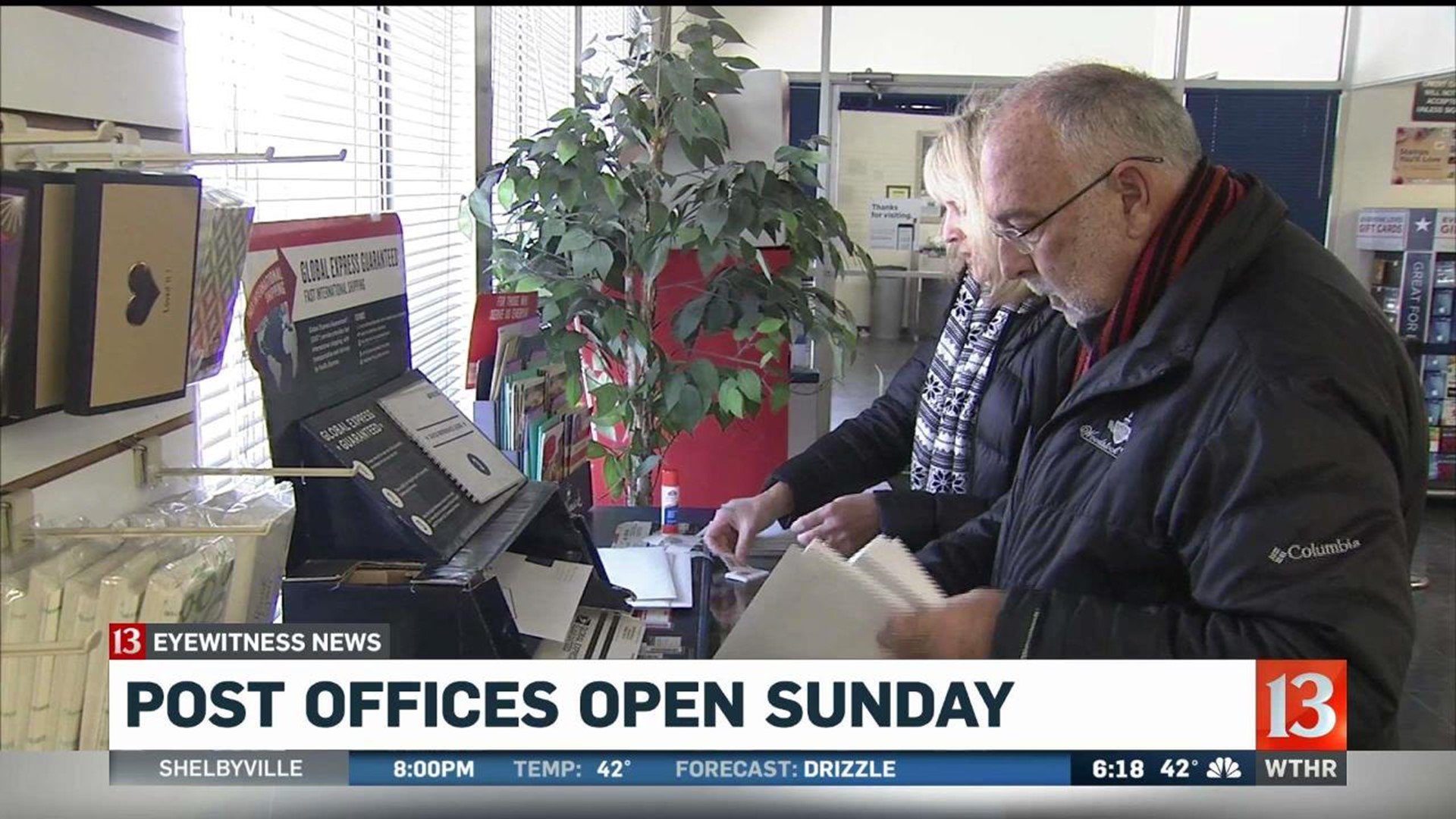 Post offices staying open Sunday to busiest time of year
