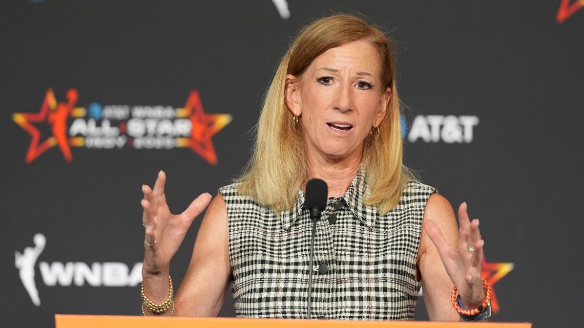 WNBA Commissioner Cathy Engelbert vows to repair player relationships after  criticism by Collier | wthr.com
