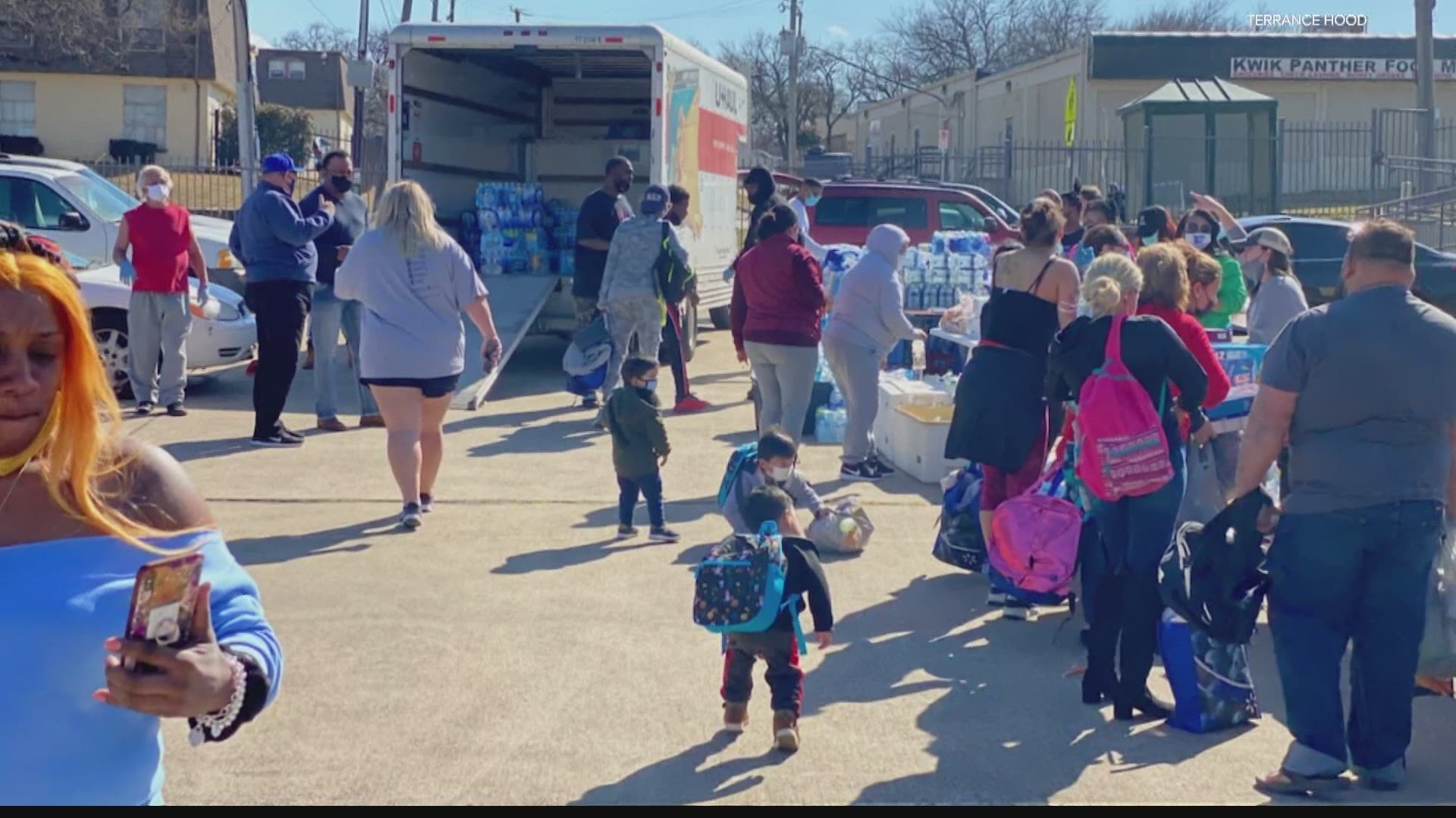 A team of Hoosier volunteers are arriving home after spending the weekend helping people in Texas.