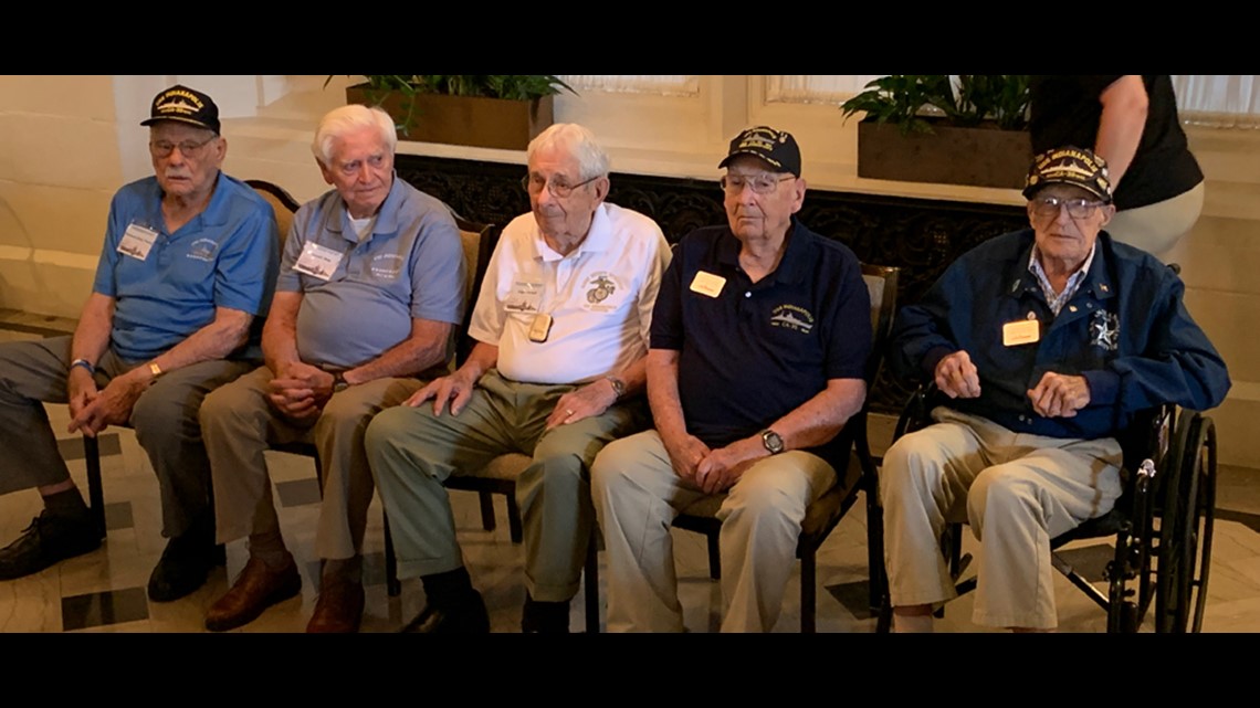 U.S.S. Indianapolis' few remaining survivors gather for reunion in Indy