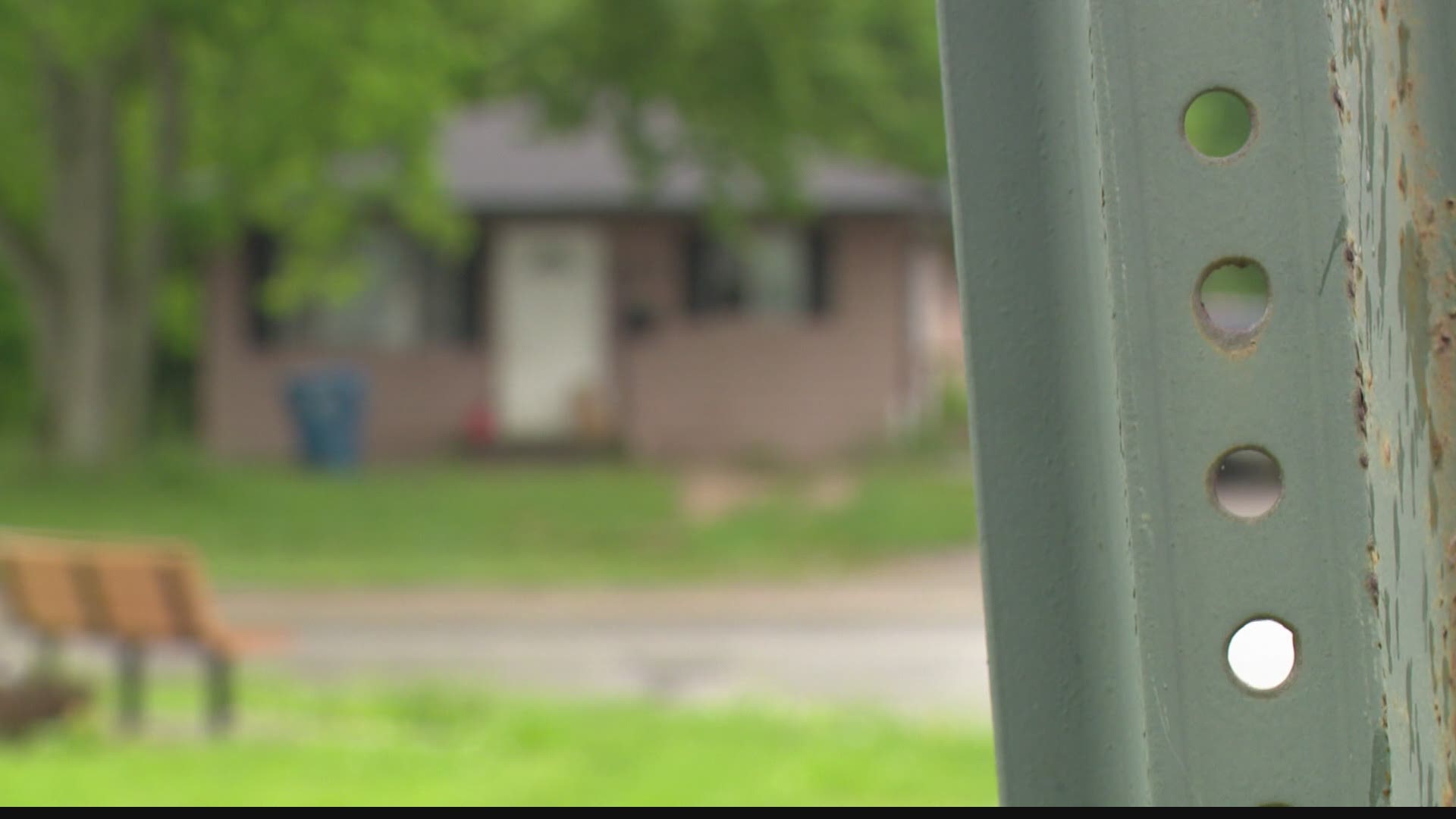 A five-year-old girl is recovering after someone fired shots into her family's home.