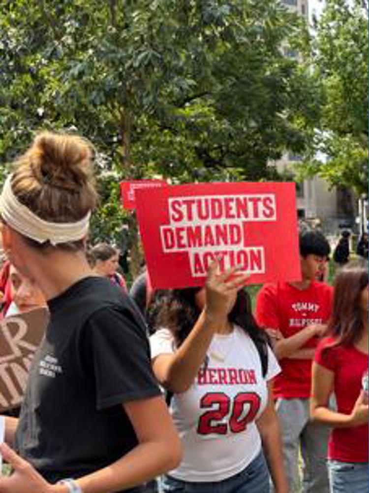 Students fed up with school shootings, walk out in protest | wthr.com