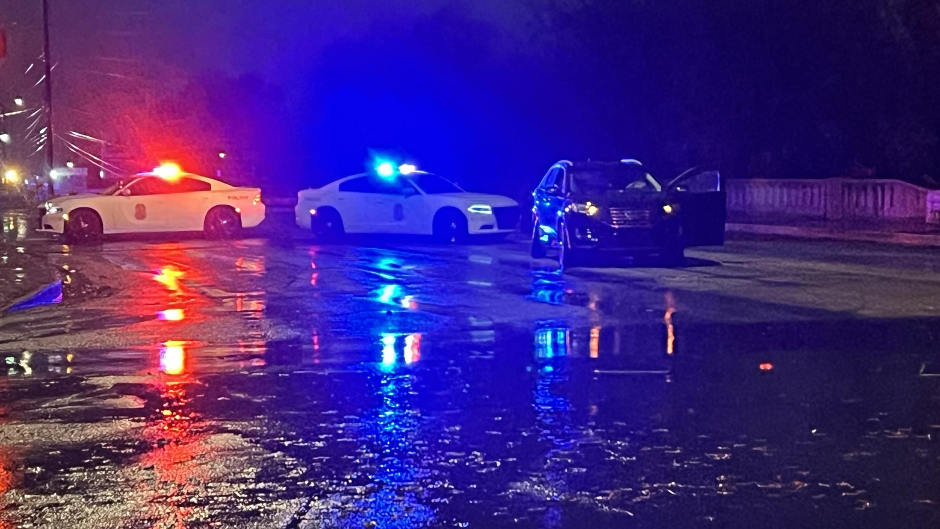 The crash was reported around 1 a.m. Wednesday near the intersection of East 30th Street and Fall Creek Parkway North Drive.