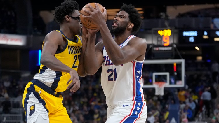 Embiid, Maxey net 31, 76ers top Pacers for 8th straight win